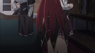 Big Boob Anime Girl Rias Undresses And Showers [Best Ecchi Moments]