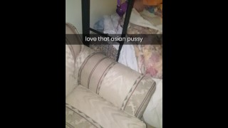 Asian cheating on snapchat big dick