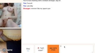 Omegle porn – Big tits and a thick cock to mastrubate too