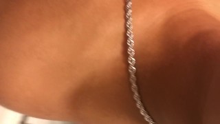 Beautiful Redbone Black Girl w Big Tits Sucks White Cock