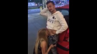 I lose a bet and have to blowjob my bf’s friend on public