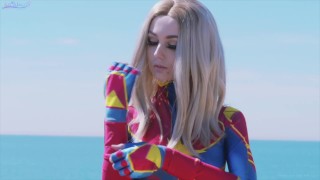 Avengers: Captain Marvel epic takes dick in her teen pussy SiaSiberia