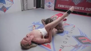 MONA WALES GETS FUCK IN MIXED SEX WRESTLING