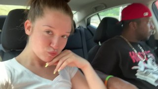 Quickie BJ in a Car Wash 4K