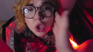 Red Head Teen Rough Slap Face Fuck Sloppy Deepthroat